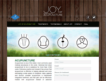 Tablet Screenshot of joyofacupuncture.com